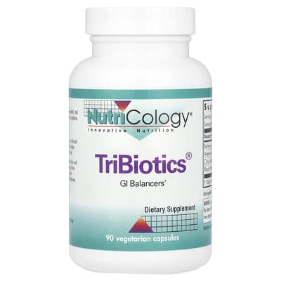 Nutricology, TriBiotics, 90 Vegetarian Capsules