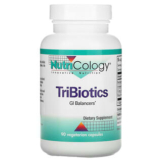 Nutricology, TriBiotics, 90 capsules végétariennes