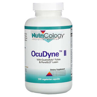 Nutricology, OcuDyne II, 200 capsules végétales