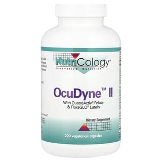 Nutricology, OcuDyne ™ II, 200 вегетарианских капсул