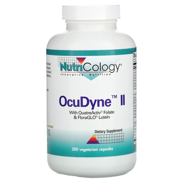 Nutricology, OcuDyne II，200 粒素食膠囊