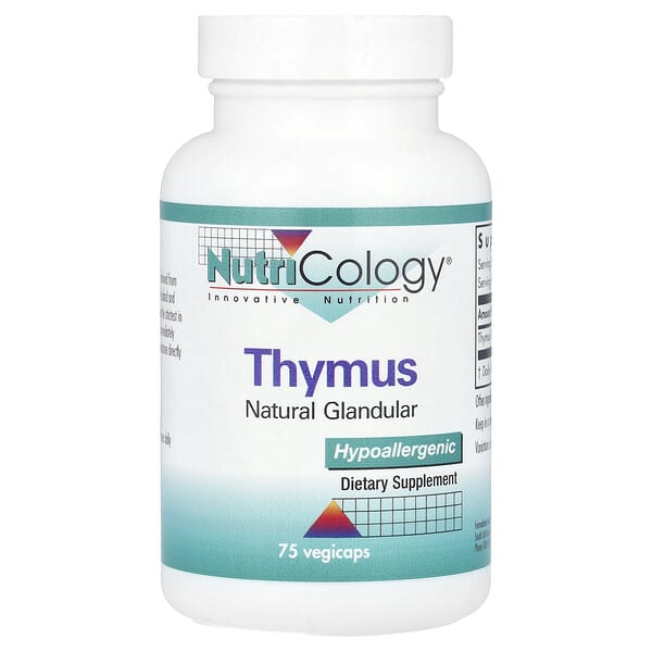 Thymus, 0.5 g, 75 Vegicaps