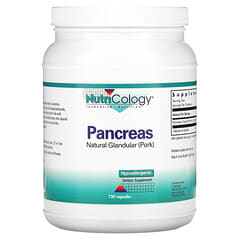 Nutricology, Pancreas, Natural Glandular (Pork), 720 Capsules