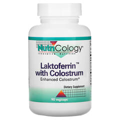 Nutricology, Laktoferrin mit Colostrum, 90 pflanzliche Kapseln