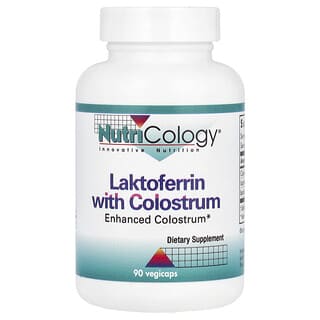 Nutricology, Laktoferrin with Colostrum, 90 Vegetarian Capsules