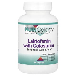 Nutricology, Laktoferrin mit Colostrum, 90 pflanzliche Kapseln