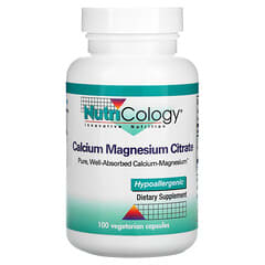 Nutricology, Calcium Magnesium Citrate, 100 Vegetarian Capsules