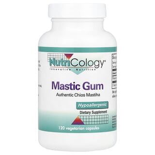 Nutricology, Mastic Gum, Mastix, 120 pflanzliche Kapseln