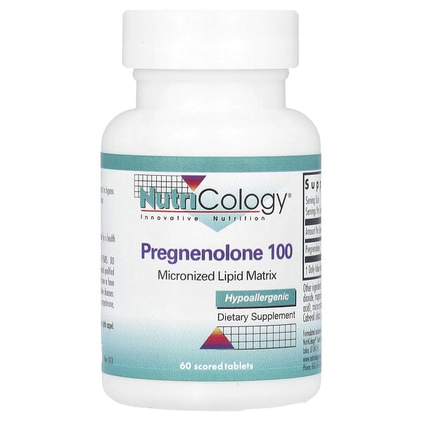 Pregnenolone 100, 100 mg, 60 Scored Tablets