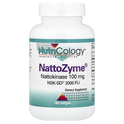 Nutricology, Nattokinase, 100 mg, 180 Softgels