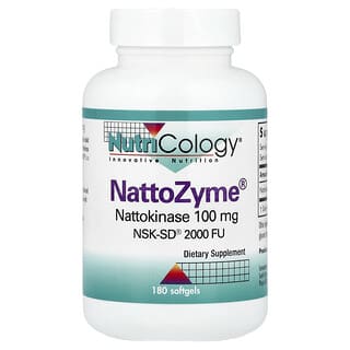 Nutricology, NattoZyme, 100 mg, 180 geles blandos