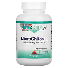 Nutricology, MicroChitosan, добавка з хітозаном, 60 капсул Vegicaps