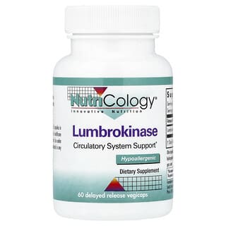 Nutricology, Lumbrokinase, 60 Delayed Release Vegicaps (16 mg per Capsule)