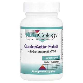 Nutricology, QuatreActiv Folate, 90 Capsules Végétariennes