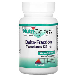 Nutricology, Tocotrienoles delta-fraccionados, 125 mg, 90 cápsulas blandas