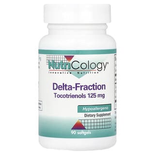 Nutricology, Tocotrienols Delta-Fracionado, 125 mg, 90 cápsulas gelatinosas