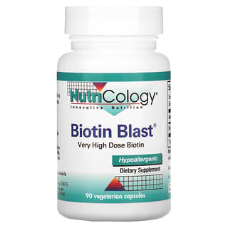 Nutricology, Biotin Blast, 90 capsules végétariennes