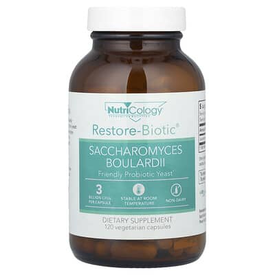Nutricology, Restore-Biotic®, Saccharomyces Boulardii, 150 mg, 120 Vegetarian Capsules
