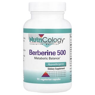 Nutricology, Berbérine 500, 90 capsules végétariennes