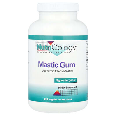 Nutricology, Mastic Gum, 240 Vegetarian Capsules (0.5 g Per Capsule)