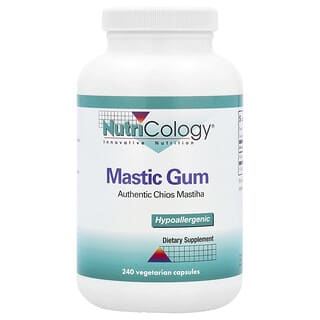 Nutricology, Mastic Gum, Chios Gum Mastic, 240 Vegetarian Capsules