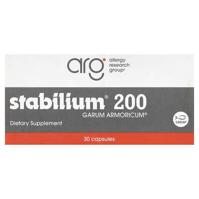 Nutricology, Stabilium® 200, 30 Capsules
