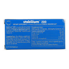 Nutricology, Stabilium 200, 30 Gélules