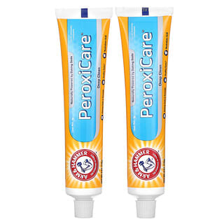 Arm & Hammer, PeroxiCare, Deep Clean, Fluoride Anticavity Toothpaste, Clean Mint, Twin Pack, 6.0 oz (170 g) Each