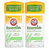 Essentials con desodorantes naturales, Desodorante, Romero y lavanda, Paquete de 2 piezas, 71 g (2,5 oz) cada una