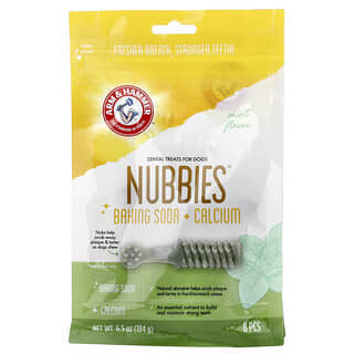 Arm & Hammer, Nubbies™, Zahnpflege für Hunde, Minze, 8 Stück, 184 g (6,5 oz.)