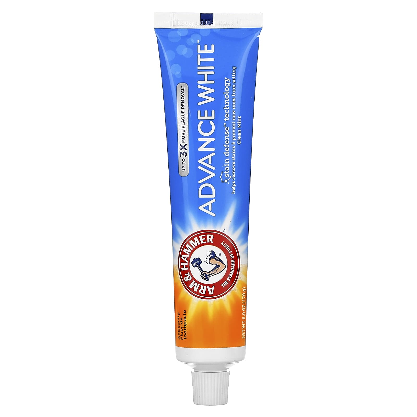 Advance White™, Pasta dental anticaries con fluoruro, Menta limpia