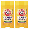 Arm & Hammer, UltraMax™, 고체 땀 억제제 데오드란트, 프레시, 2팩, 각 73g(2.6oz)