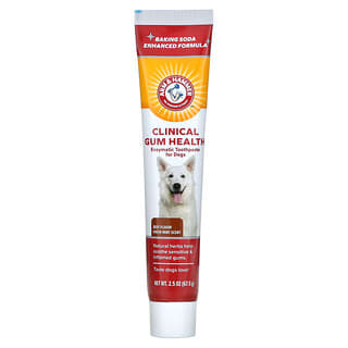Arm & Hammer, Pasta dental enzimática para perros, Salud clínica de las encías, Carne de res, 67,5 g (2,5 oz)