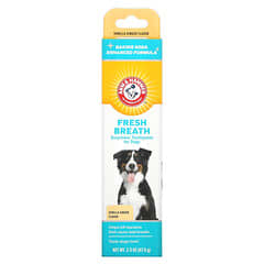 Arm & Hammer, ферментативная зубная паста для свежести дыхания, для собак, ваниль и имбирь, 67,5 г (2,5 унции)
