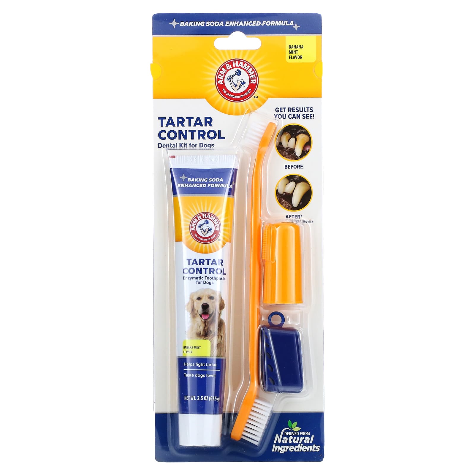 arm and hammer dog toothpaste banana mint