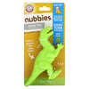 Nubbies, Dental Toys for Moderate Chewers, T-Rex, Mint, 1 Toy