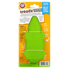 Arm & Hammer, Treadz，強咀嚼能力寵物的牙齒訓練玩具，大型，鱷魚形狀，1 件