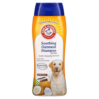 Arm & Hammer, Shampoo Calmante de Aveia para Animais de Estimação, Baunilha e Coco, 591 ml (20 fl oz)