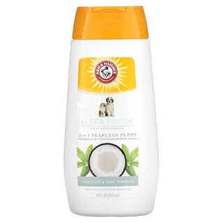 Arm & Hammer, Ultra Fresh,  2 In 1 Tearless Puppy Shampoo & Conditioner, For Dogs, Coconut & Lime Verbena, 16 fl oz (473 ml)
