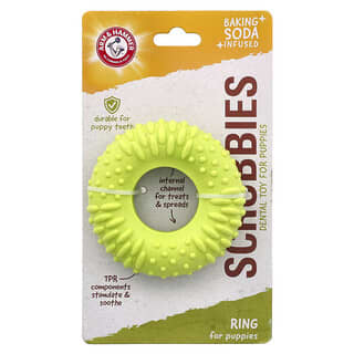 Arm & Hammer, Scrubbies, Juguete dental para cachorros, Anillo, 1 juguete