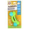Nubbies, Dental Toys for Moderate Chewers, Duality Toy, Green Apple, 1 Toy