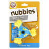 Nubbies，中等咀嚼能力宠物的牙齿训练玩具，TriOBone，花生酱味，1 件