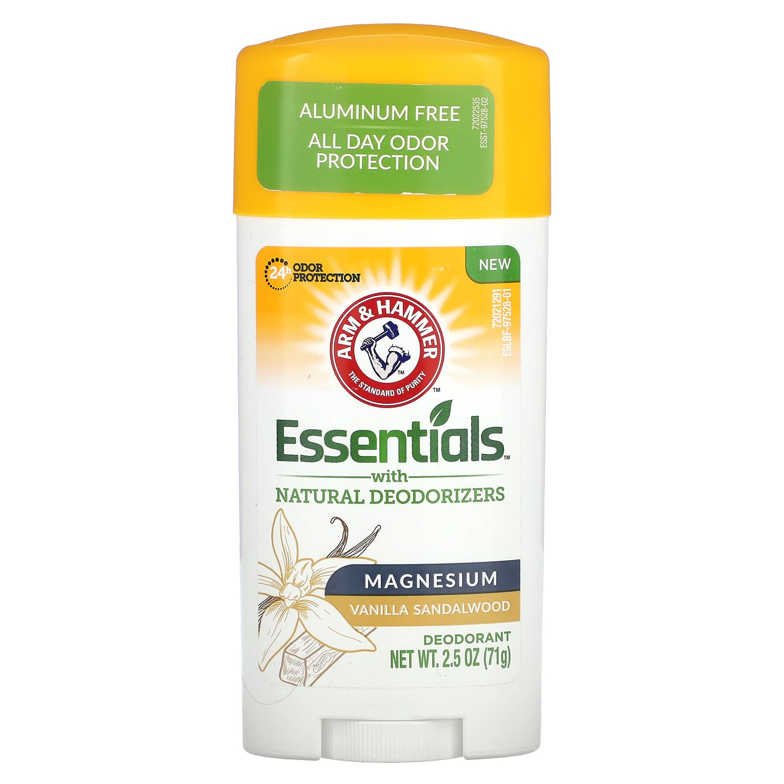 Arm & Hammer, Essentials with Natural Deodorizers, Deodorant, Magnesium