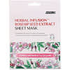 Herbal Infusion, Rosehip Seed Extract Sheet Mask, 1 Sheet, 0.7 oz (20 g)