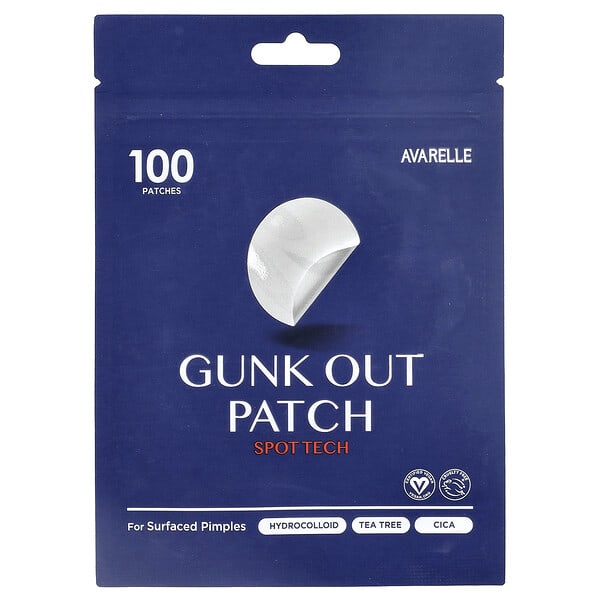 Avarelle, Parche para eliminar suciedad, Spot Tech, 100 parches