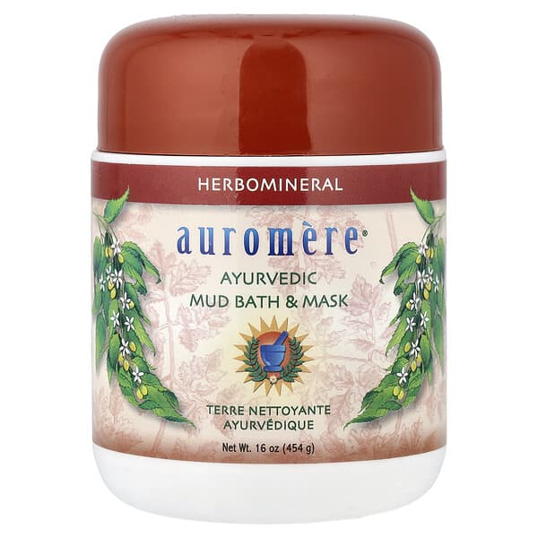 Auromere, 아유르베다 머드 배스 & 뷰티 마스크, 454g(16oz)