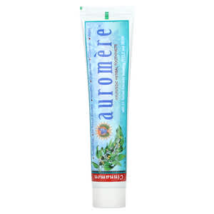 Auromere, Ayurvedic Herbal Toothpaste, Spicy Cinnamon, 3.57 oz (101 g)