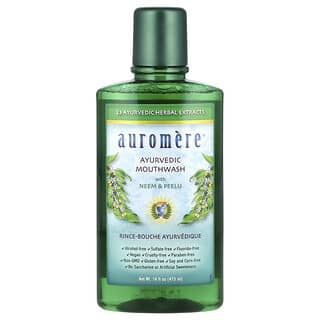 Auromere, Ayurvedic Mouthwash with Neem & Peelu, Alcohol-Free, 16 oz (473 ml)