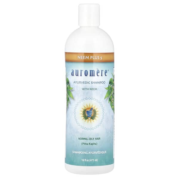 Auromere, Neem Plus 5, Neem'li Ayurvedik Şampuan, 16 fl oz (473 ml)