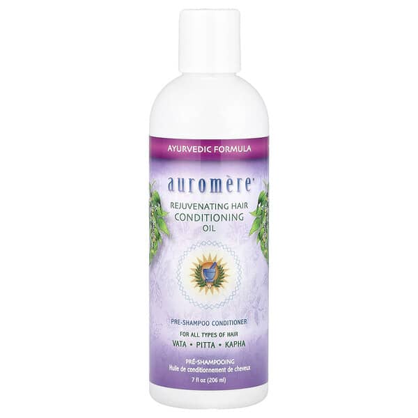 Auromere, 리쥬브네이팅 헤어 컨디셔닝 오일, 모든 모발용, 206ml(7fl oz)